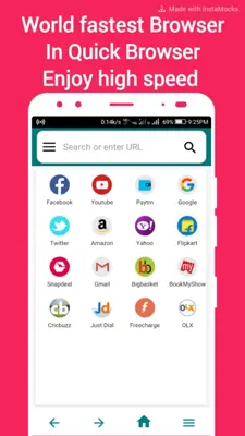 Quick Browser android App screenshot 2